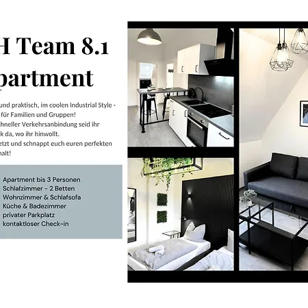 Moderne I Zentral I Grosser Parkplatz Daire Duisburg